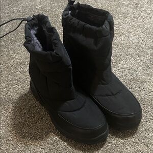 Mens Black Winter Boots